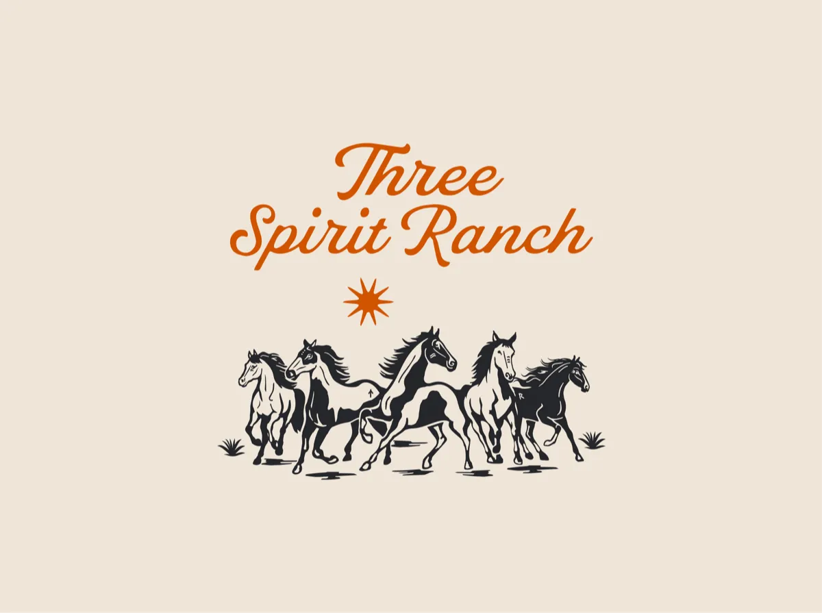 Three Spirit Ranch — logo and brand identity
